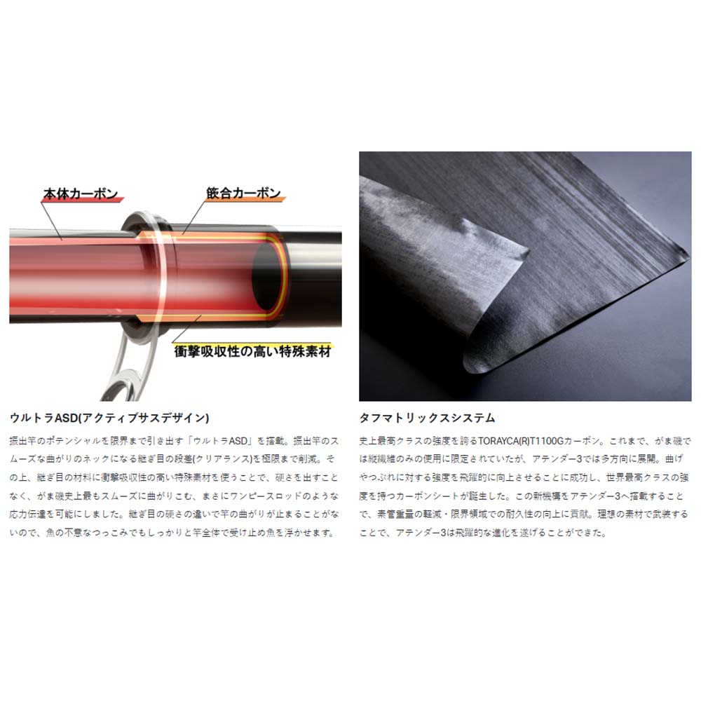 がまかつ がま磯 アテンダー3 2.75号 5m通販｜釣具通販 いのまた釣具店