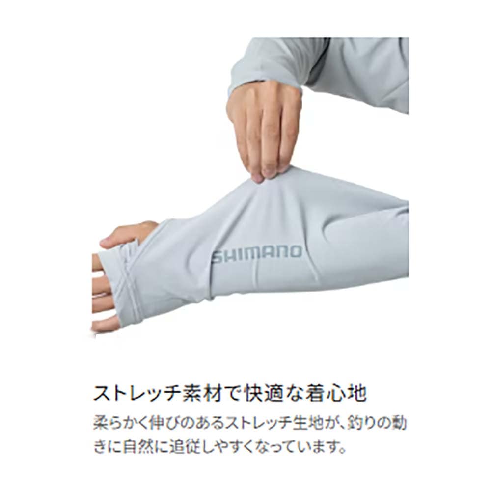 シマノ サンプロテクション フーディーシャツ SH-060Y スカイグレー