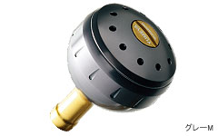 シマノ 夢屋 アルミラウンド型パワーハンドルノブM ノブタイプB