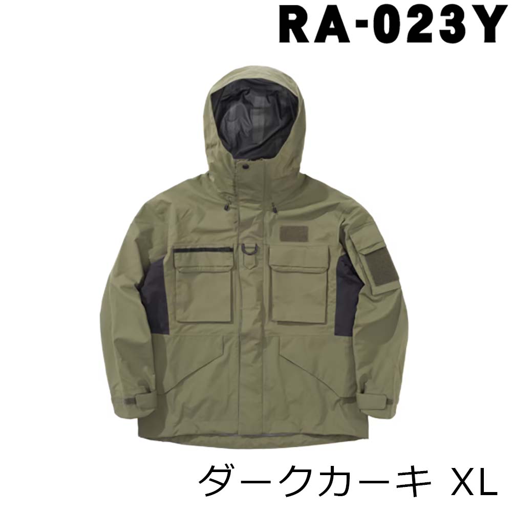 シマノ ESレインジャケット 03 RA-023Y ダークカーキ XL通販｜釣具通販