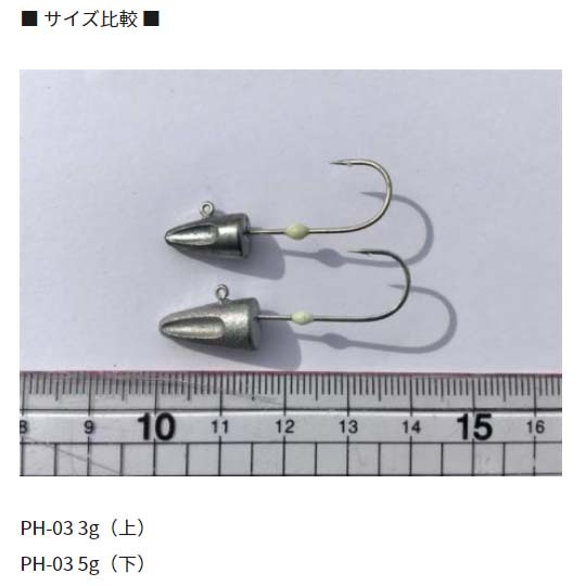 コアマン Ph 03パワーヘッドミニ メール便可 通販 釣具通販 いのまた釣具店
