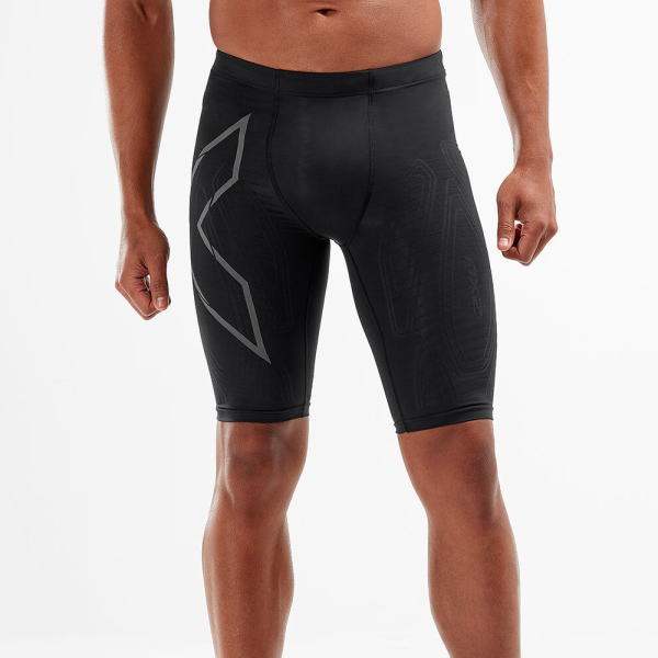 2XU ���˥� ����ץ�å���� �ϡ��ե����� MCS��󥳥�ץ��硼�� MA5331B ��� BLK/BRF