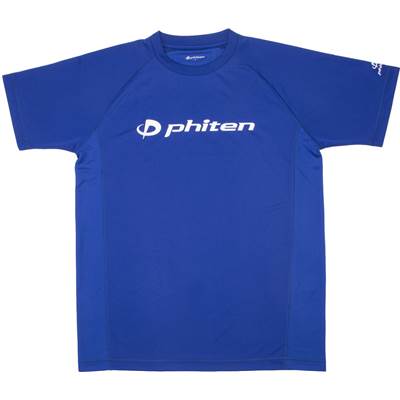 phiten ファイテン RAKUシャツ SPORTS(SMOOTH DRY) 半袖 ロイヤル