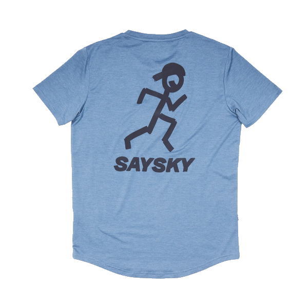 SAYSKY セイスカイ ランニング 半袖Tシャツ Stickman Pace T
