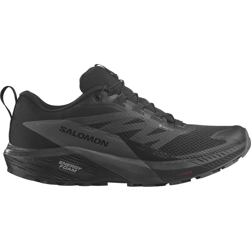 SALOMON サロモン トレイルランニングシューズ SENSE RIDE 5 GTX Black ...