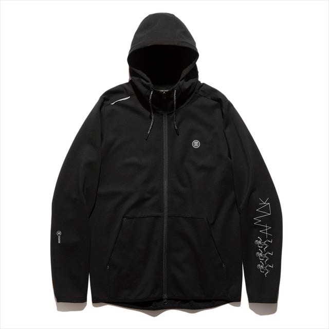 Run Amok ラン・アモック ランニング ジャケット EL Morro Fleece Hood RF262BLK ブラック ROARK