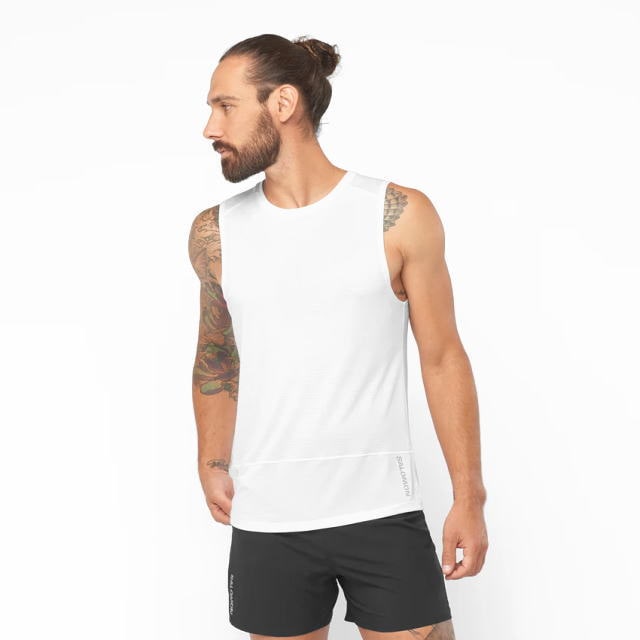 サロモン クロスラン ノースリーブ Tシャツ セット ランニング トレラン M 楽天市場】SALOMON サロモン タンクトップTシャツ CROSS RUN