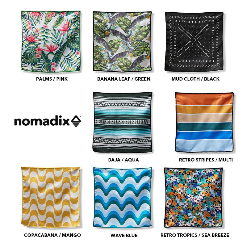 nomadix ノマディックス スポーツタオル 26x26cm TINY TOWEL 1個入り