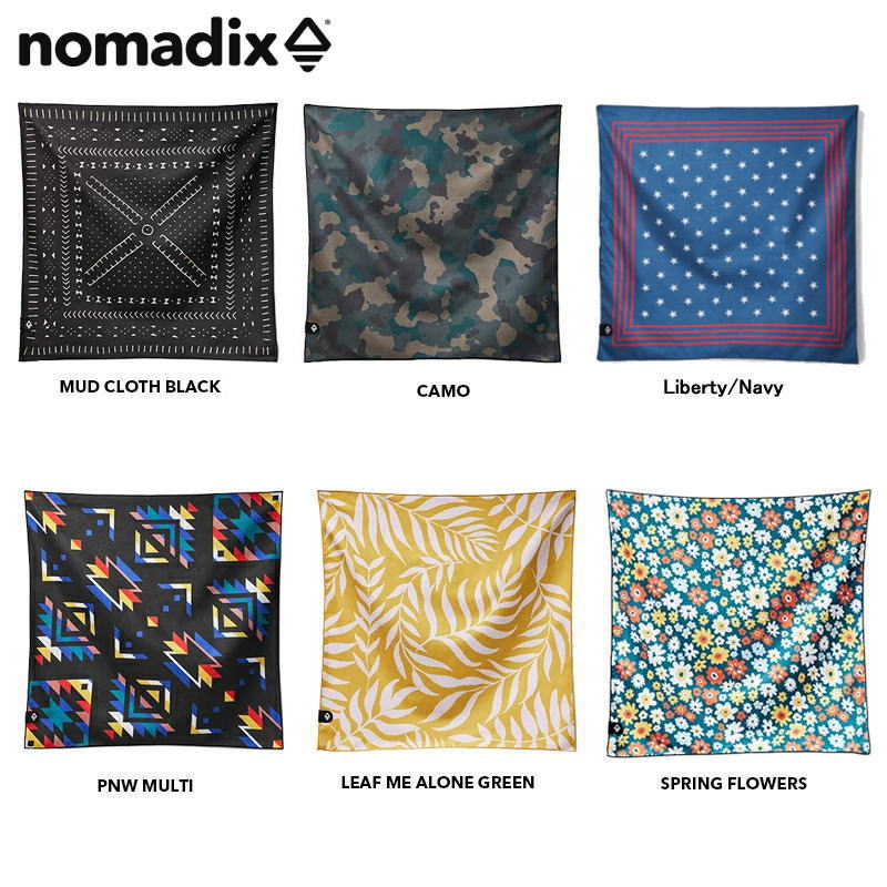 nomadix ノマディックス スポーツタオル 56x56cm BANDANA TOWEL