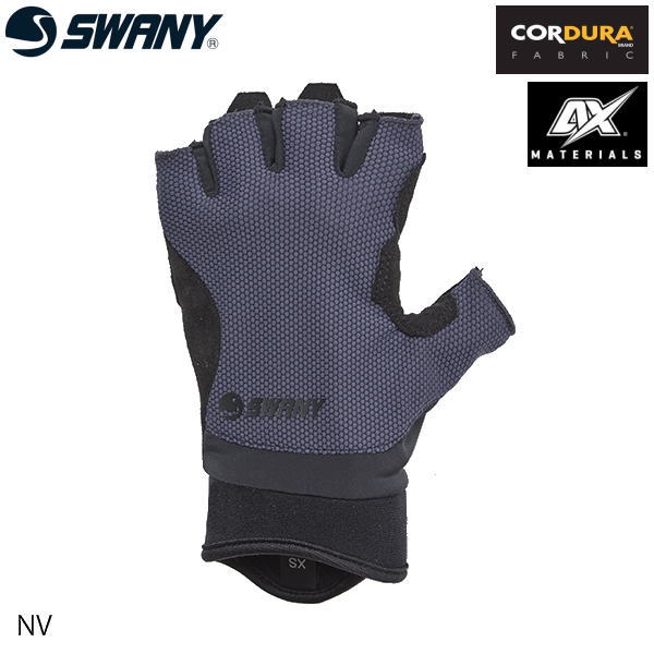 SWANY スワニー グローブ TR-701 Trekking Half Finger Glove ネイビー