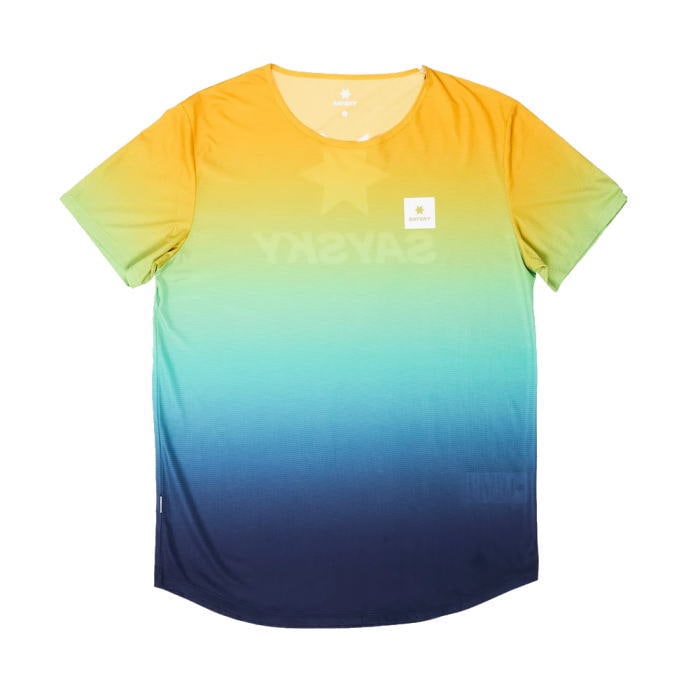 SAYSKY/セイスカイ ランニングTシャツ マラソン ジム 部活 Lサイズ SAYSKY セイスカイ ランニングTシャツ NMRSS60c1032 Drip Dye