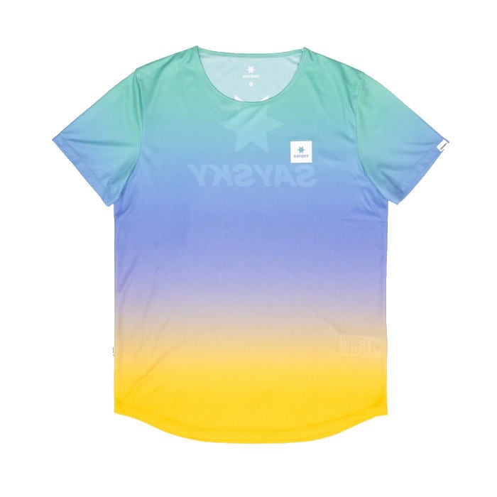 セイスカイ saysky 半袖Tシャツ（xs)タイツ（s）セット ☆SAYSKY☆セイスカイランニングシャツ.タイツセット