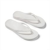 ARCHIES アーチーズ アーチサポートトングサンダル ホワイト リカバリーサンダル ビーサン ビーチサンダル フリップフロップ flip flops 鼻緒 アーチサポート 薄底 土踏まずサポート 
