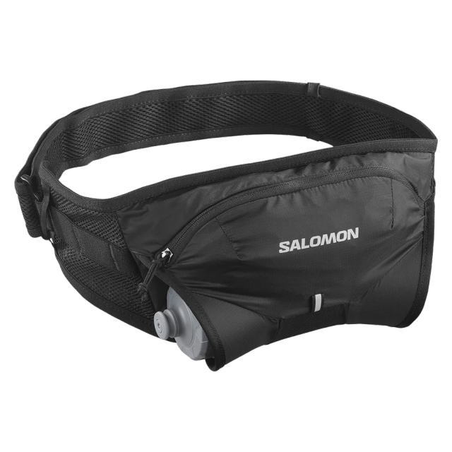 ランニングウェア バッグ ブラック サロモン SALOMON サロモン ウエストバッグ CROSS BELT 1 BOTTLE LC2379700