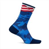 Feetures フィーチャーズ ランニングソックス ELITE LIGHT CUSHION MINI CREW 4400040173251 LibertyBlue エリート ライトクッション ミニク