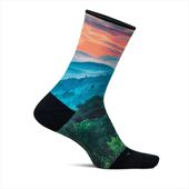 Feetures フィーチャーズ ランニングソックス ELITE LIGHT CUSHION MINI CREW 4400040174251 Smoky エリート ライトクッション ミニクルー 靴下 