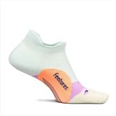Feetures フィーチャーズ ランニングソックス ELITE LIGHT CUSHION NO SHOW TAB CrispMint エリート ライトクッション ノーショータブ 中厚 軽量 靴下 