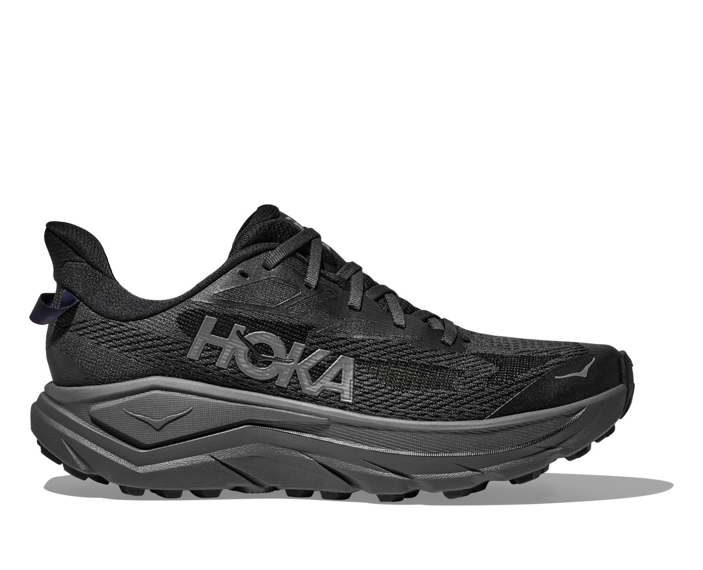 HOKA 　ブラック厚底シューズ HOKA ONE ONE ホカ オネオネ W CHALLENGER 8 1168717 BLACK/OUTER