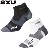 2XU ランニングソックス Vectr Ultralight 1/4 Crew Compression Socks UA7028E ベクター ウルトラライトクッション クルーソックス クォーター アー
