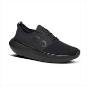 OOFOS ウーフォス リカバリーシューズ Men's OOmy Stride Black/Black メンズ リカバリーサンダル スニーカー 衝撃吸収 メッシュ クッション 靴紐 シューレース スポ