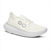 OOFOS ウーフォス リカバリーシューズ Men's OOmy Stride White/White メンズ リカバリーサンダル スニーカー 衝撃吸収 メッシュ クッション 靴紐 シューレース スポ