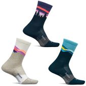 Feetures フィーチャーズ ランニングソックス TRAIL MAX CUSHION MINI CREW トレイル マックスクッション ミニクルー 厚手クッション 靴下 足裏サポート ユニセックス