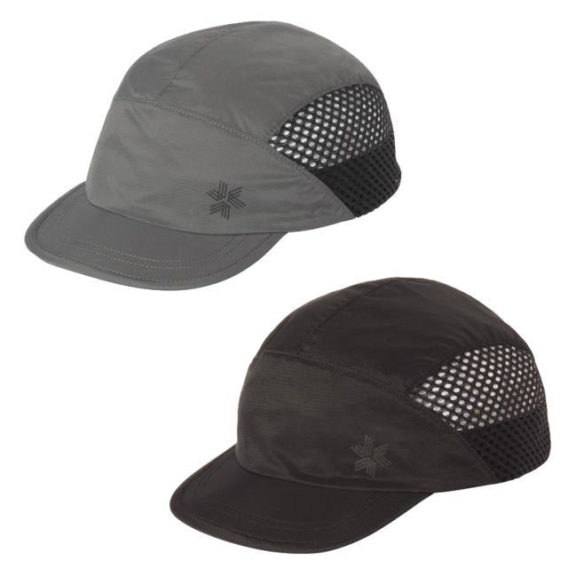 GOLDWIN コンパクトランメッシュキャップ ブラック【送料込】 Goldwin ゴールドウイン ランニングキャップ Compact Run Mesh