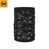 Buff バフ Merino Lightweight Prints VANYR BLACK 586346 メリノウール ライトウエイト 薄手 ネックウォーマー ネックゲイター ネックチューブ スポーツ