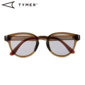 TYMER タイマー スポーツ ランニング サングラス ELIOT エリオット TY100 グロスクリアブラウン ボストン 防滑性 フィット ずれにくい 頑丈 5枚丁番 トレイルランニング トレラン 