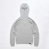 Bring ブリング WUNDERWEAR Half Zip Hoodie BW0505 ライトグレー ワンダーウェア シームレスハーフジップフーディー パーカー スウェット トレーナー 長袖 メリノ