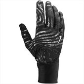 Nike ナイキ メンズ THERMA-Fit ペーサー ミッドウェイト ランニンググローブ リフレクティブ RN1066 ブラック/シルバー 中厚 手袋 保温 防寒 内側起毛 再帰反射 安全 ナイト