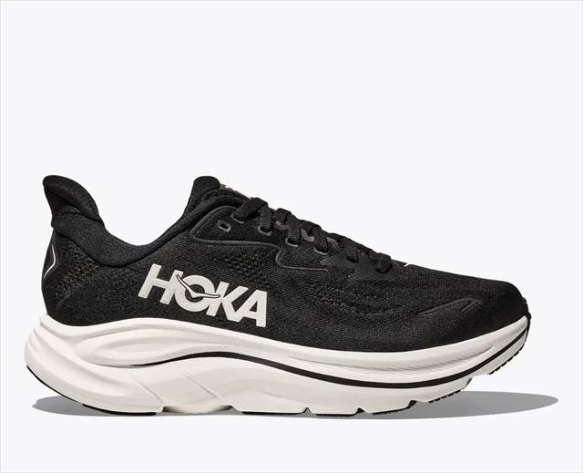 HOKA ONE ONE ホカ オネオネ W CLIFTON 10 1162031 BLACK/WHITE