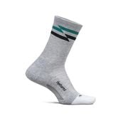 Feetures �ե������㡼�� ELITE MAX CUSHION MINI CREW GrayTrack ���꡼�� �ޥå������å���� �ߥ˥��롼 ���ꥯ�å���� ���� ­΢���ݡ��� ��˥��å��� ��� ��ǥ����� �ȥ쥤����˥� �ȥ��� �ޥ饽�� �ɥ饤