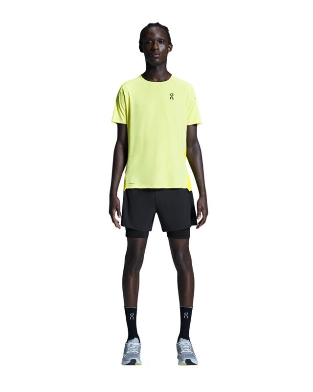 ON オン 5'' Performance 2/1 Shorts M Men BLACK メンズ ハーフパンツ
