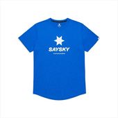 SAYSKY ���������� ���˥�T����� SM25005C2017 Logo Combat Pro T-shirt - Blue ��� ȾµT����� �졼���ե��å� �ꥢ���ƥ��֥ե��� ���ȥ�å� �۴�®�� �̵��� Ķ���� �٥��Ĥ����� ���˥� �ޥ饽�� ���祮�� �ȥ쥤����˥� �ȥ���
