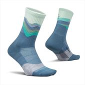 Feetures �ե������㡼�� ���˥󥰥��å��� TRAIL MAX CUSHION MINI CREW TectonicBlue �ȥ쥤�� �ޥå������å���� �ߥ˥��롼 ���ꥯ�å���� ���� ­΢���ݡ��� ��˥��å��� ��� ��ǥ����� �ȥ쥤����˥� �ȥ��� �ޥ饽�� �ɥ饤