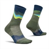 Feetures �ե������㡼�� ���˥󥰥��å��� TRAIL MAX CUSHION MINI CREW TectonicGreen �ȥ쥤�� �ޥå������å���� �ߥ˥��롼 ���ꥯ�å���� ���� ­΢���ݡ��� ��˥��å��� ��� ��ǥ����� �ȥ쥤����˥� �ȥ��� �ޥ饽�� �ɥ饤