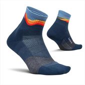 Feetures �ե������㡼�� ���˥󥰥��å��� TRAIL MAX CUSHION QUARTER TectonicNavy �ȥ쥤�� �ޥå������å���� ���������� ���ꥯ�å���� ���� ­΢���ݡ��� ��˥��å��� ��� ��ǥ����� �ȥ쥤����˥� �ȥ��� �ޥ饽�� �ɥ饤