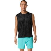 asics �����å��� 2011D649 GRAPHIC SLEEVELESS TOP PERFORMANCE BLACK �ѥե����ޥ� �֥�å� ����ե��å� ���꡼�֥쥹�ȥå� �Ρ����꡼�� ���꡼�֥쥹 ���˥� �ޥ饽�� ���祮�� �ȥ쥤����˥� �ȥ��� �졼�� ���� �۴�®�� �ۼ�ȯ�� �̵���