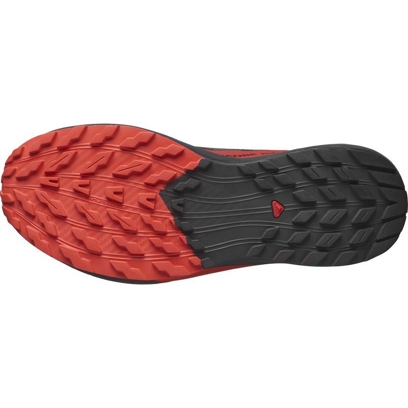 SALOMON ������� �ȥ쥤����˥󥰥��塼�� SENSE RIDE 5 Black/Red L47214300 ���󥹥饤��5 ��� �ȥ��󥷥塼�� �ȥ쥤�륷�塼�� �����ȥɥ����塼�� �ϥ����� ���л� �ȥ�å���
