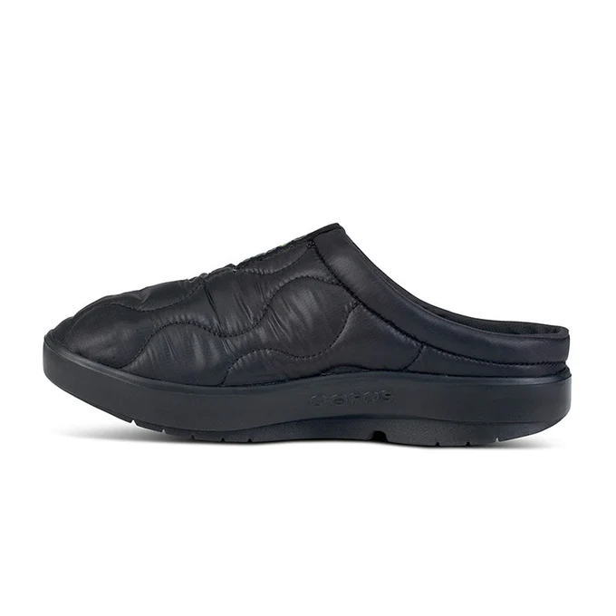 OOFOS �����ե��� �ꥫ�Х꡼������� Men's OOcoozie Thermo Mule ��� Black �ꥫ�Х꡼���塼�� ����å� ���� ������������������ߥ塼�� �ݲ� ������ �� �� ���������� �ץ쥼��� �׷�ۼ� �ץ�ޥ��ե� ���˥� �ޥ饽�� �ȥ��� �ȥ쥤����˥�