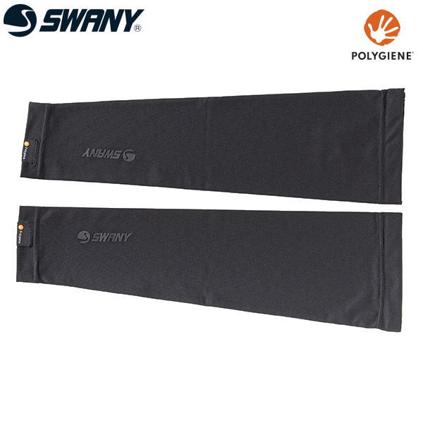 SWANY ����ˡ� �����ॹ�꡼�� TR-812 Polygiene Light Arm Sleeve �֥�å� �ݥꥸ��饤�ȥ����ॹ�꡼�� �����५�С� ���ꥹ�ȥ�å���å��� �����ɽ� UV�к� �糰���к� ���˥� �ȥ쥤����˥� �ȥ��� �����ȥɥ� �л� �ޥ饽��