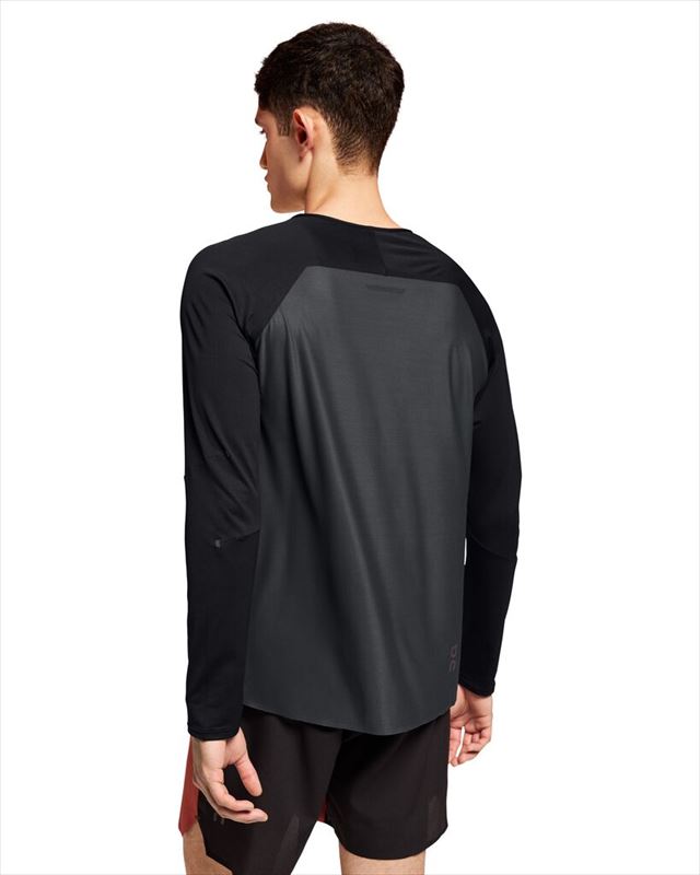 On ���� ���˥� ĹµT����� Performance Long-T ��� 1ME10240106 Black/Eclipse �ѥե����ޥ� ����-T ���� �졼�� �ޥ饽�� �ȥ��� �ȥ쥤����˥� �ޥ饽�� �۴�®��  L/S ���󥰥��꡼��