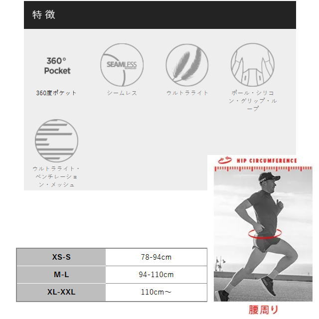 Compressport ץ쥹ݡ Free Belt Mini CU00099B Black ե꡼٥ ߥ ˥ ȥ쥤˥ ȥ ȥХå ȥݡ ˥󥰥٥ ˥󥰥Х ȥɥ ɤˤ ݡۥ å ̵
