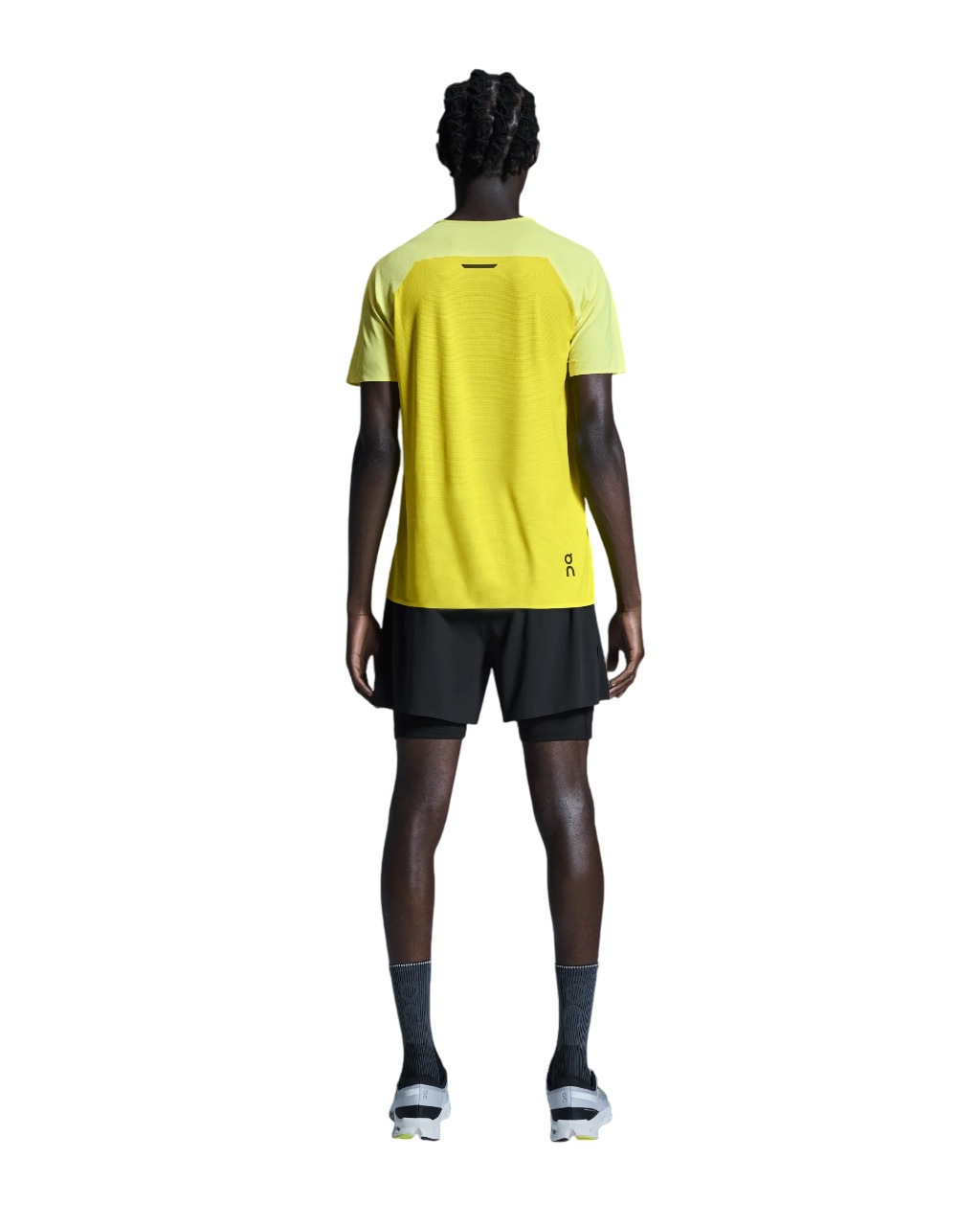 ON ���� 5'' Performance 2/1 Shorts M Men BLACK ��� �ϡ��եѥ�� 5" Performance 2/1 Shorts ��� �ȥ쥤����˥� ���˥� �����ȥɥ� �ȥ��� �ޥ饽�� ���祮�� ����ʡ�������