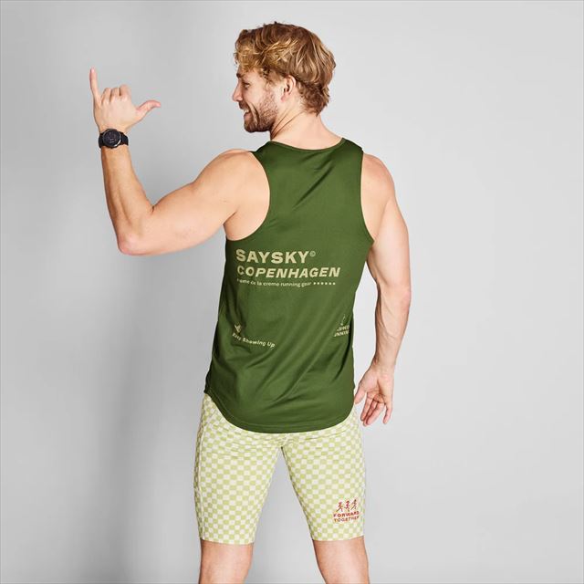 SAYSKY ���������� �졼�����󥰥�å� NMRSI31c313 Statement Combat Singlet Green ��� �Ρ����꡼�� ���󥯥ȥå� �쥮��顼�ե��å� ���ơ��ȥ��ȥ���Хå� �۴�®�� �ɥ饤 ���� ���ȥ�å� ���˥� �ޥ饽�� ���祮�� �ȥ쥤����˥� �ȥ���