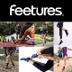 Feetures �ե������㡼�� ���˥󥰥��å��� ���� ELITE LIGHT CUSHION  MINI CREW ���꡼�� �饤�ȥ��å���� �ߥ˥��롼 WhiteHighTopStripe