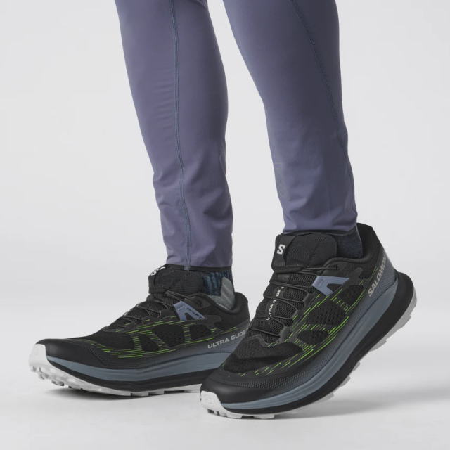 SALOMON ������� �ȥ쥤����˥󥰥��塼�� ULTRA GLIDE 2 L47386200 ����ȥ饰�饤��2 ��� BLACK/Stone/GREEN�ȥ��󥷥塼�� �ȥ쥤�륷�塼�� �����ȥɥ����塼�� �ϥ����� ���л� �ȥ�å���