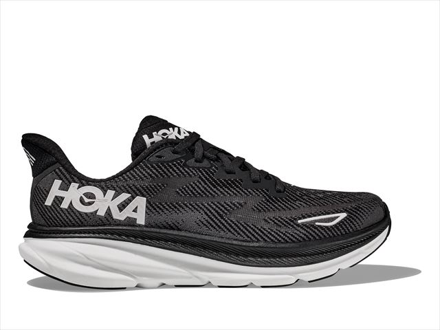 HOKA ONE ONE ۥ ͥ W CLIFTON 9 1127896 Black/White ǥ   ˥󥰥塼 եȥ9 ޥ饽 祮  󥷥塼 ˡ  å