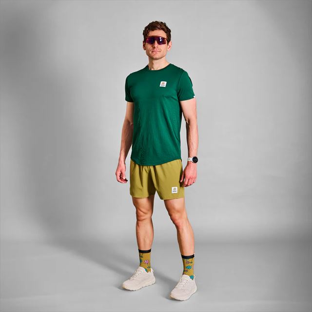 SAYSKY ���������� ���˥�T����� Ⱦµ LMRSS06c305 Flower Combat T-shirt ��� Green �ե�����Хå� �ȥ���ȥ쥤�� ���˥� �ޥ饽�� ���祮�� ���� �۴�®�� ���硼�ȥ��꡼��